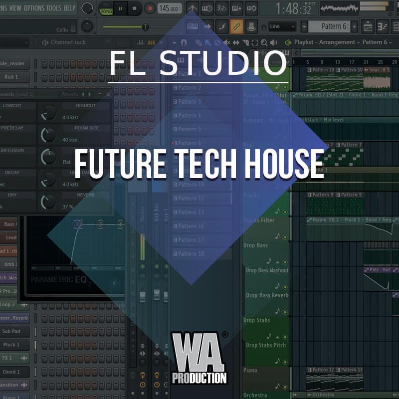 FL Studio Fruity Loops Free Intro Tech House - Making a Complete